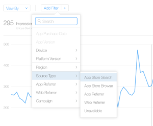 itunes connect app analytics source type